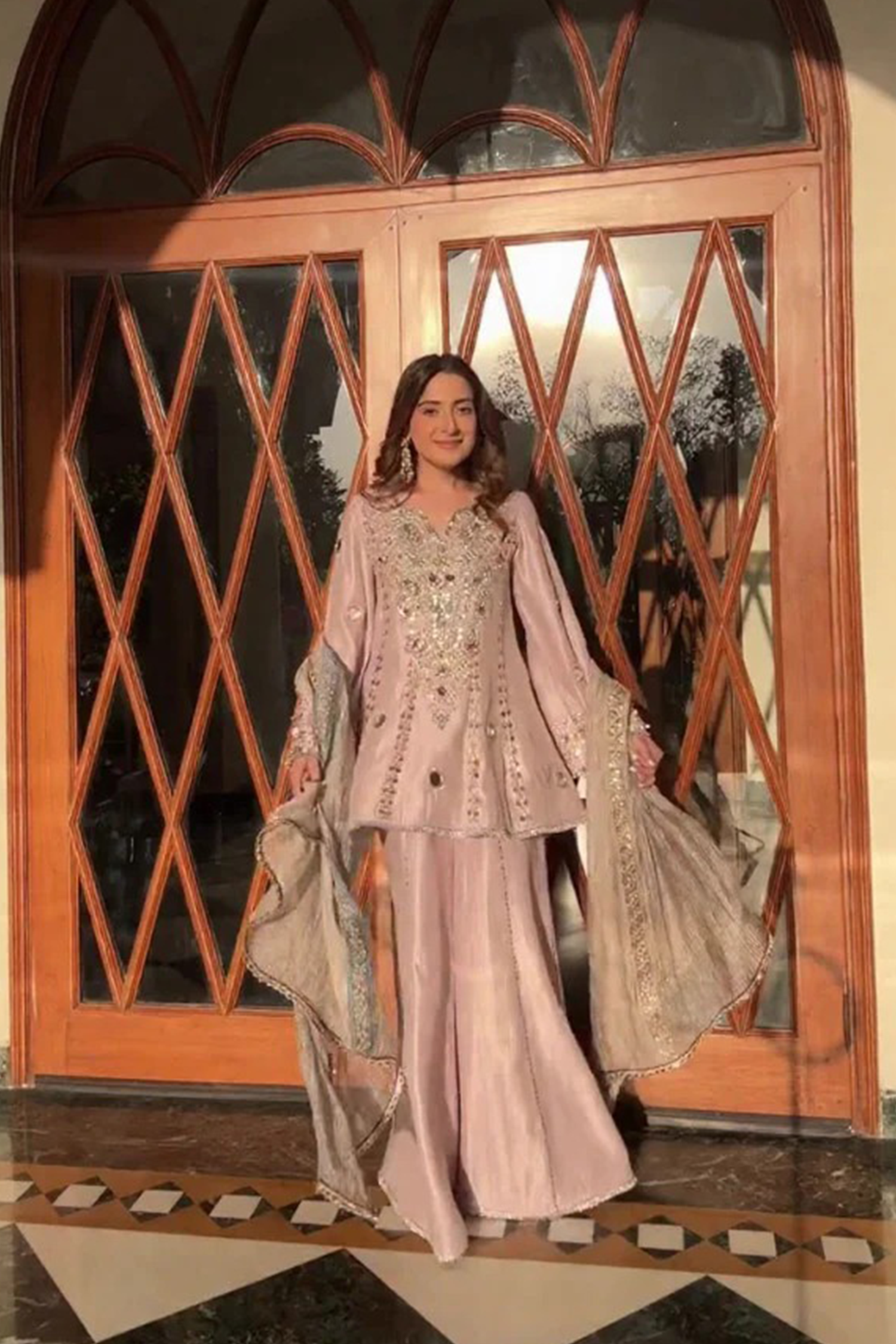 Soulika Rose Luxe Embellished Kurta Set with Dupatta set