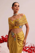 Soulika Albela wrap drape skirt with jacket