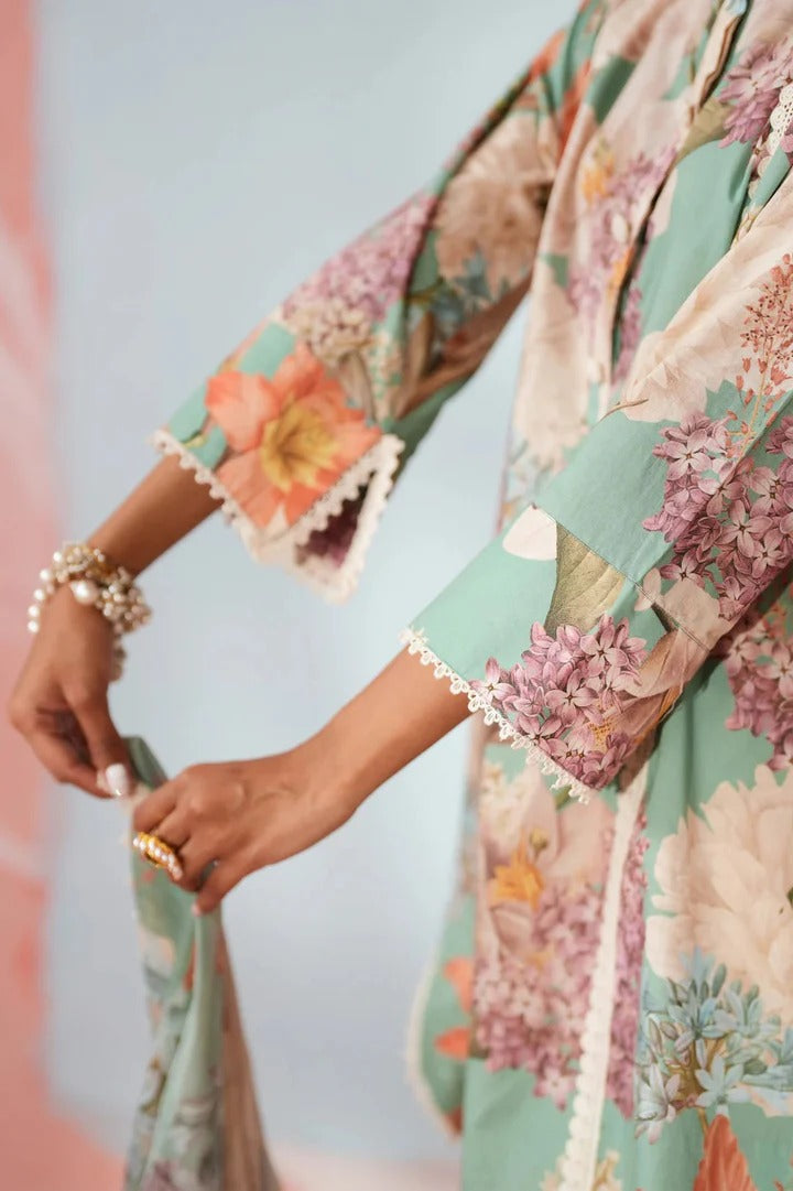 Soulika Mint Petal Ensemble kurta set