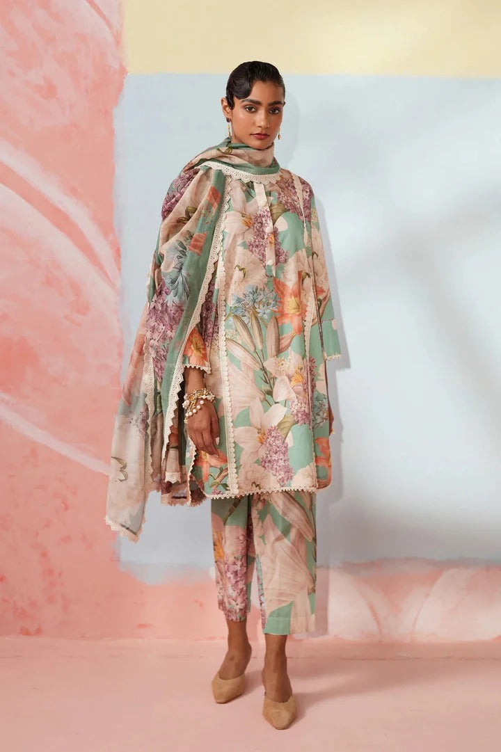 Soulika Mint Petal Ensemble kurta set
